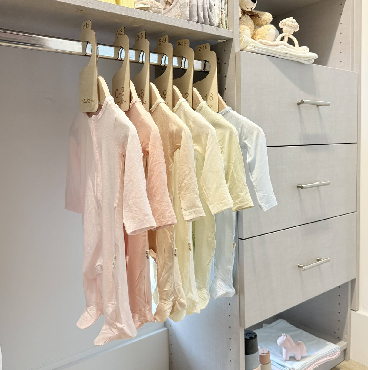 Baby Footie 2-Way Zipper – Bamboo Lounge Wear Blue