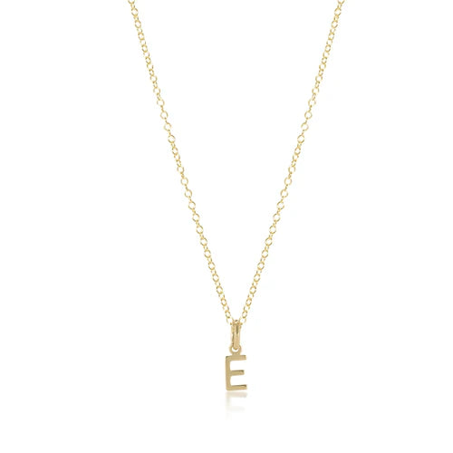 16" necklace gold - respect gold charm