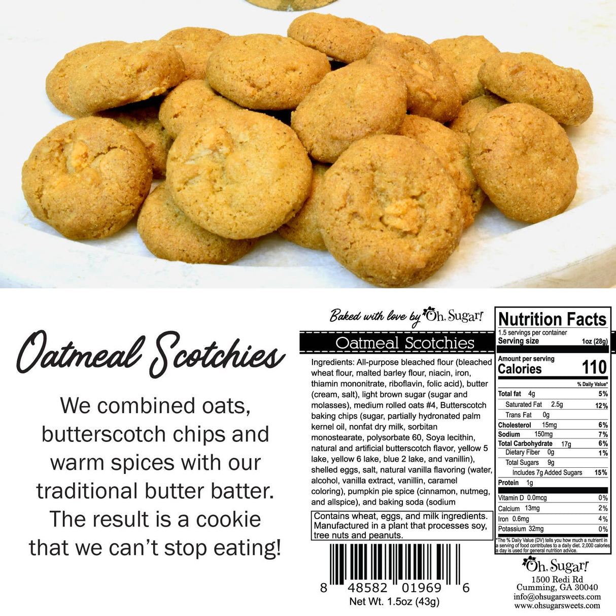 Cookies - Halloween - Cookie Grab-a-Bag Display Jar