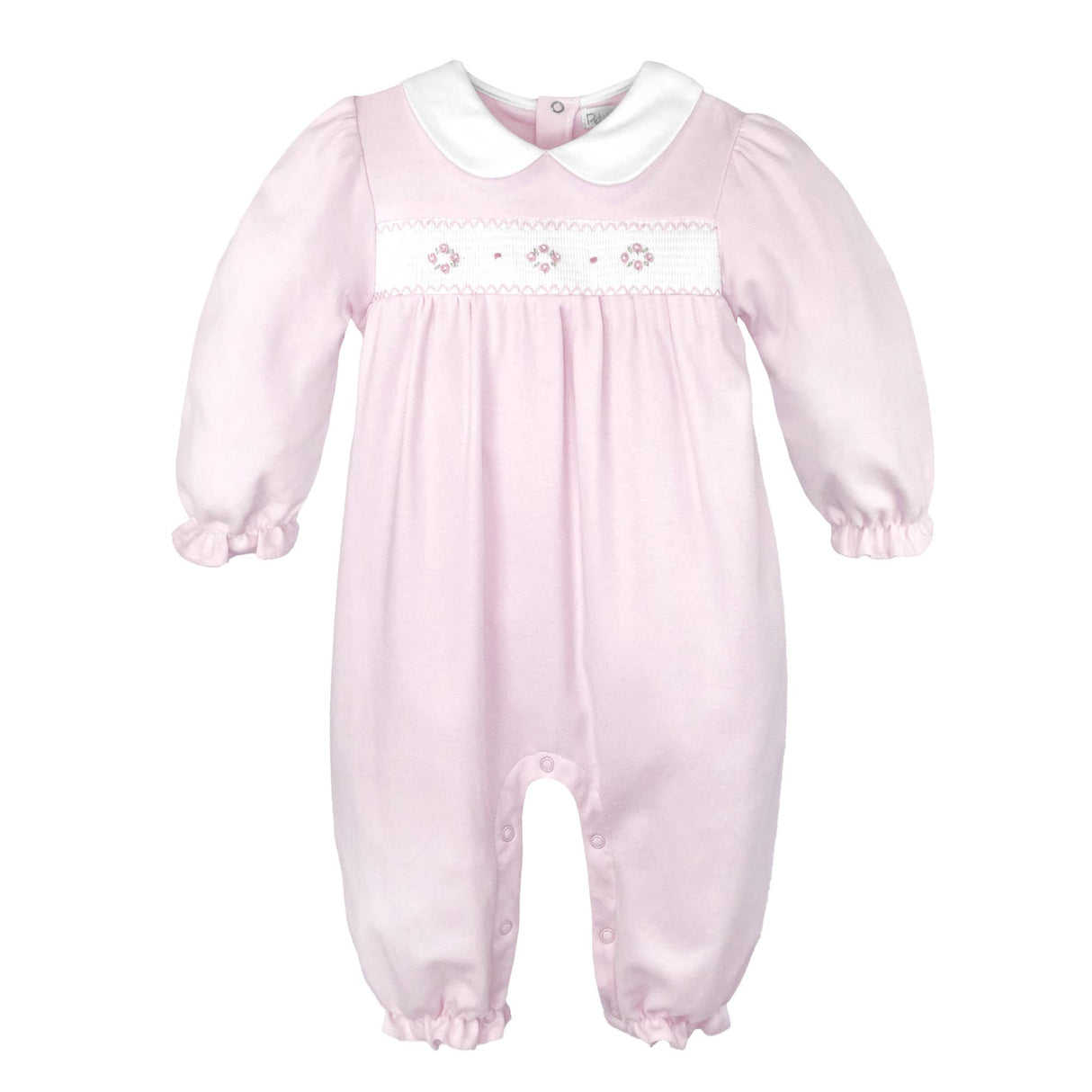 Smocked Flower Knit Longall - 2 Colors!