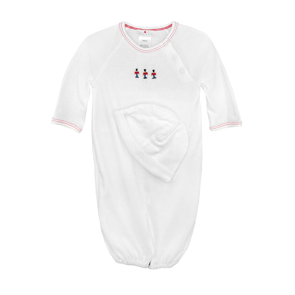 Holiday Embroidered Knit Convertible Bag