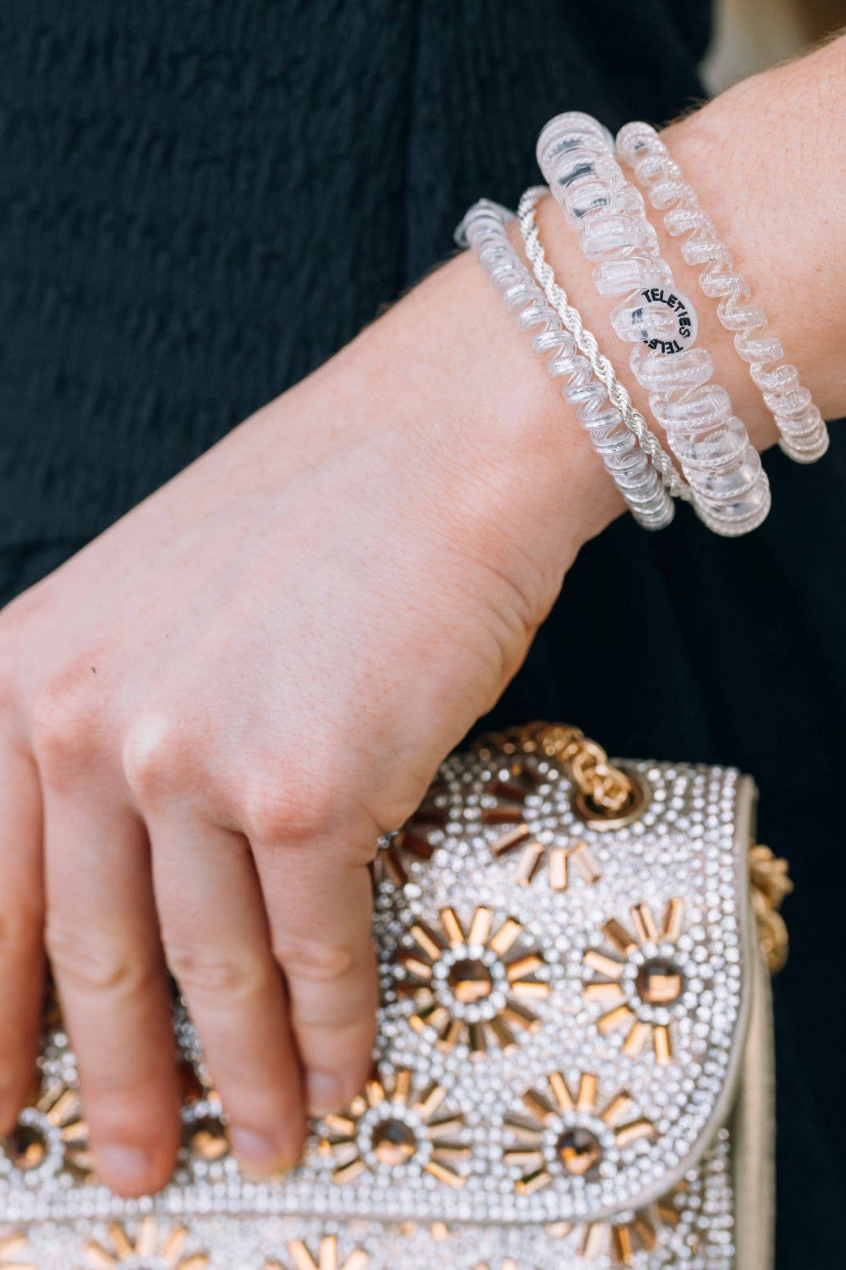 Spiral Hair Coils | Large | Silver Slay Hair Ties