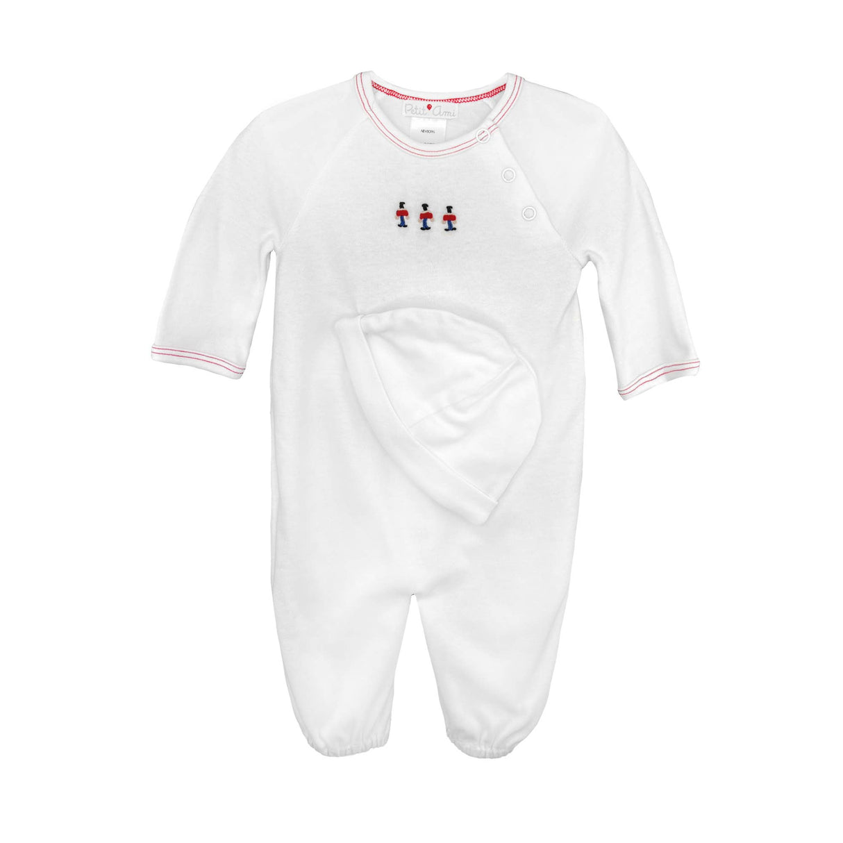 Holiday Embroidered Knit Convertible Bag