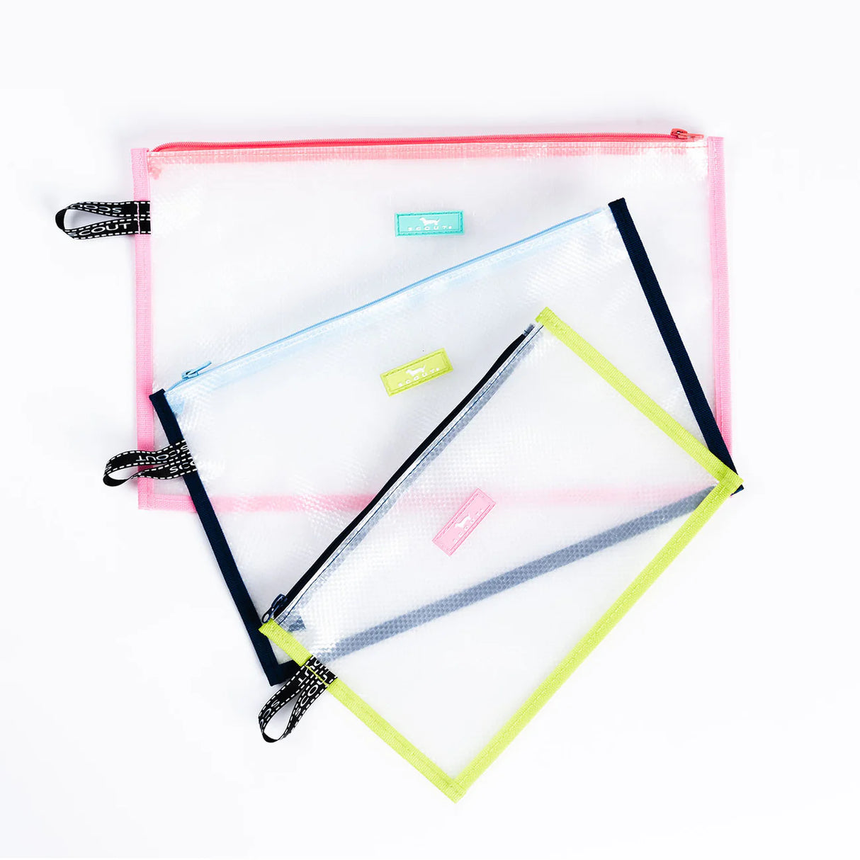 Scout Clear Pouch Set- All-Clear (set of 3)