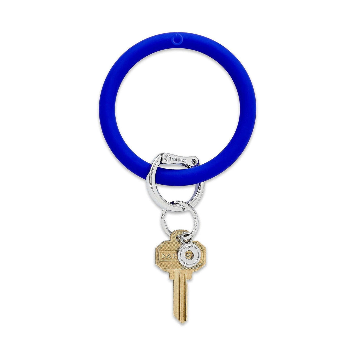 Silicone Big O® Key Ring - Blue Me Away