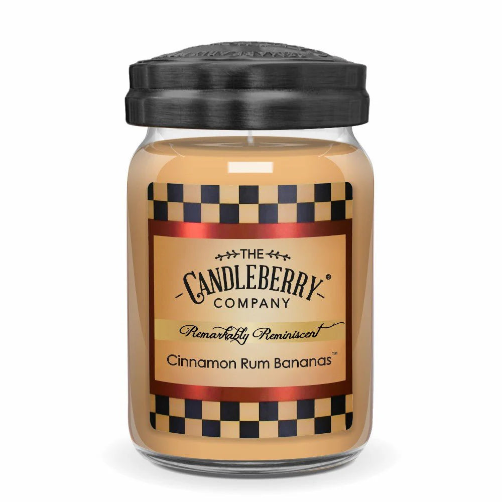 Cinnamon Rum Bananas™, Large Jar Candle