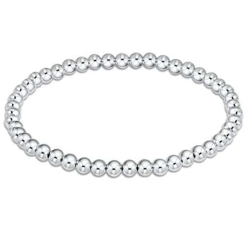 Classic sterling 4mm bead bracelet