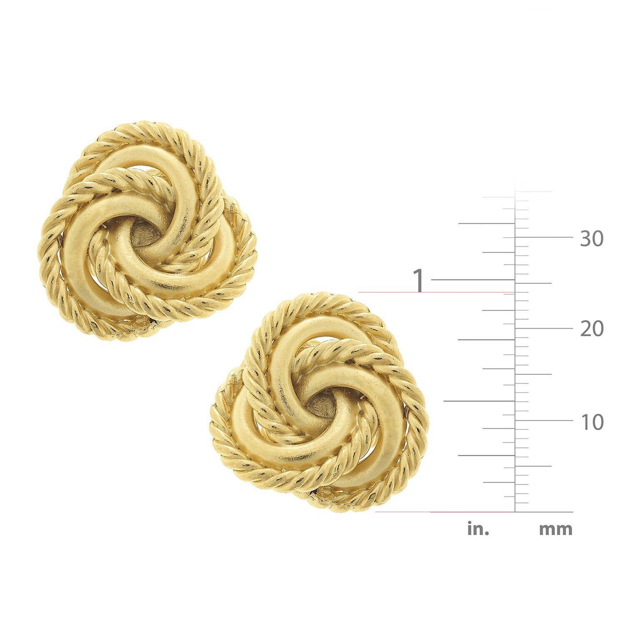 Gold Pierced Earrings