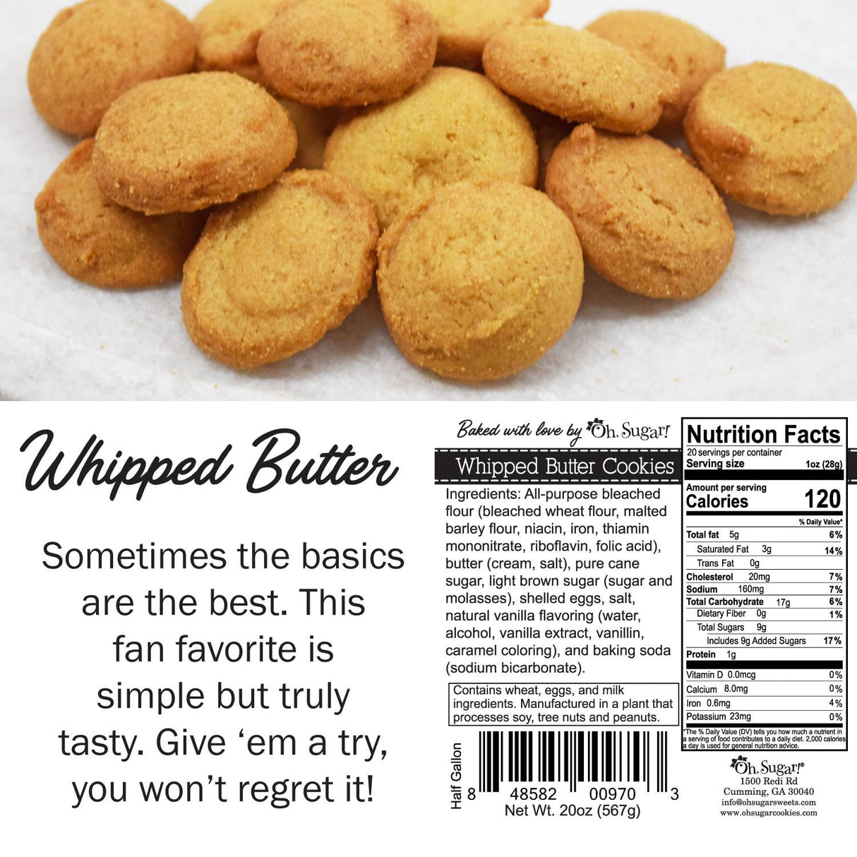 Cookies - Halloween Asst 1 - Pint Jars