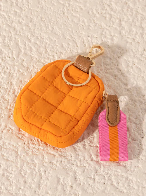 Shiraleah Ezea Quilted Nylon Clip-On Pouch