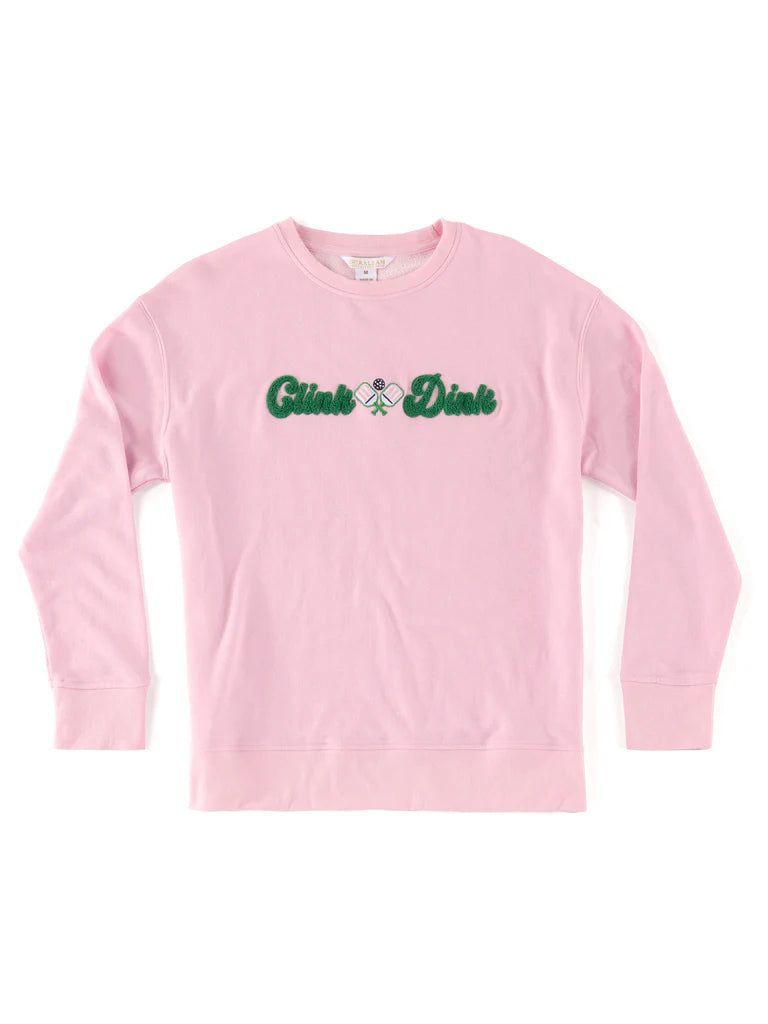 Shiraleah "Clink & Dink" Sweatshirt, Pink