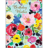 With Scripture Birthday Greeting Card - Blooms On Blue