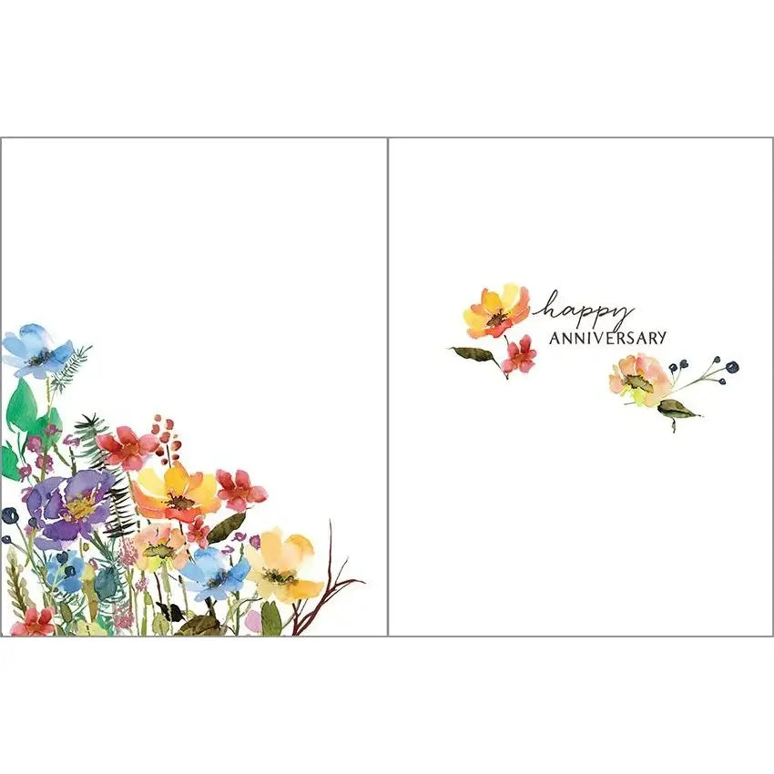 Anniversary Greeting Card - Gardener's Joy