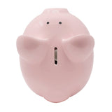 Pink Big Ear Pig- Glazed Ceramic Piggy Bank