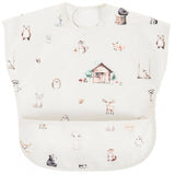 Smock Bib for Baby & Toddler Short Sleeve (Woodlands)