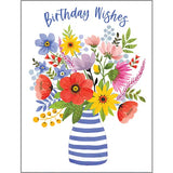 Birthday Card - Birthday Flower Vase