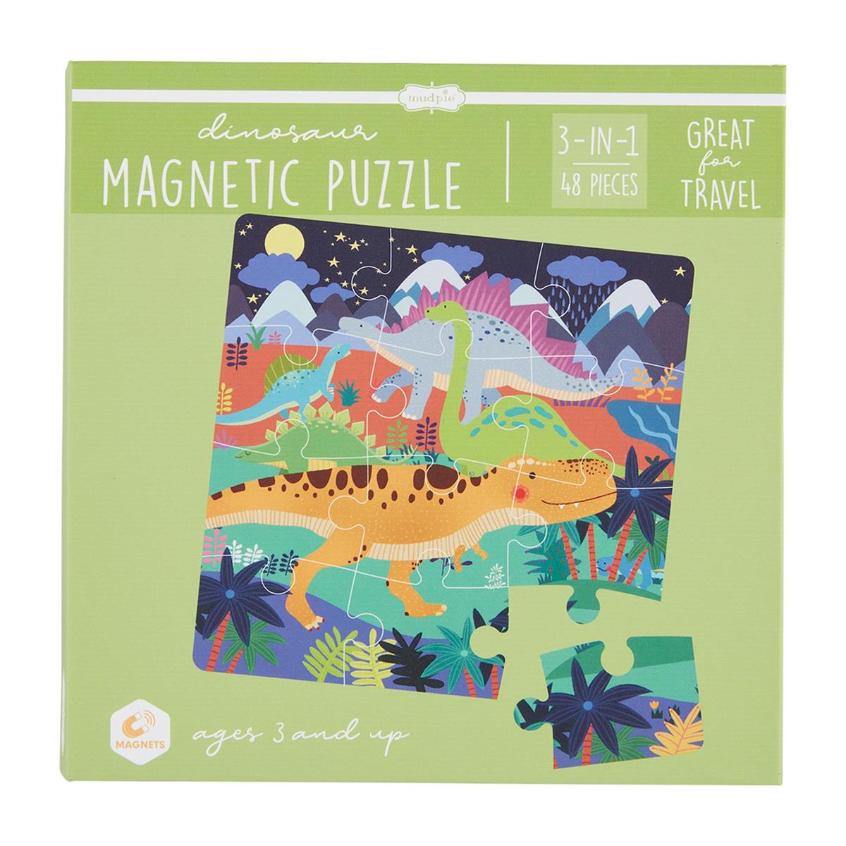 Dino Magnetic Puzzle Book