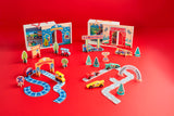 Train & Race Track Wood Play Set