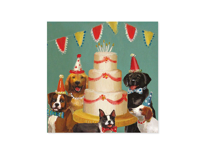 Dogs and Cake- Pop-Up Card