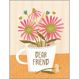 With Scripture Birthday Greeting Card - Pink Daisy Mug