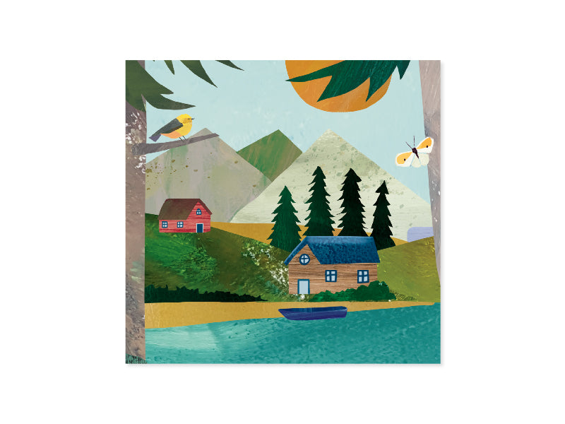 Mountain Lake- Pop-Up Card