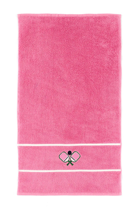 Shiraleah Pickleball Paddles Towel, Pink