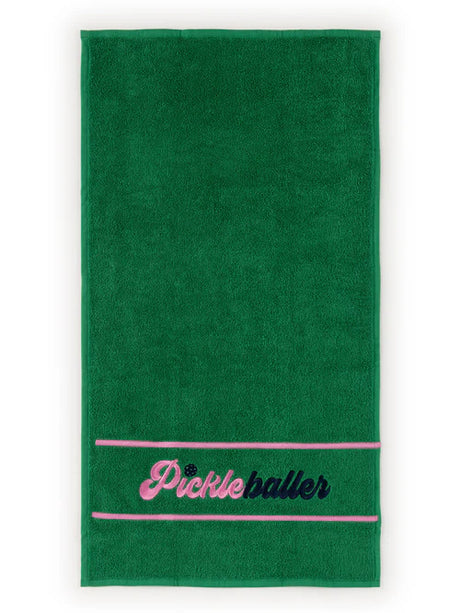 Shiraleah "Pickleballer" Towel, Green