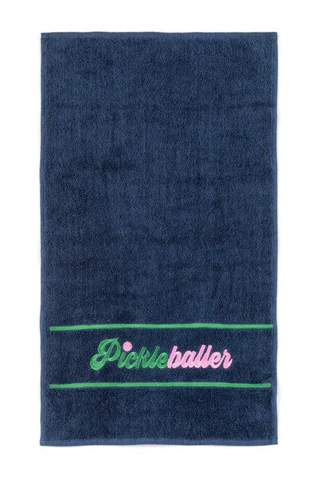 Shiraleah "Pickleballer" Towel, Navy