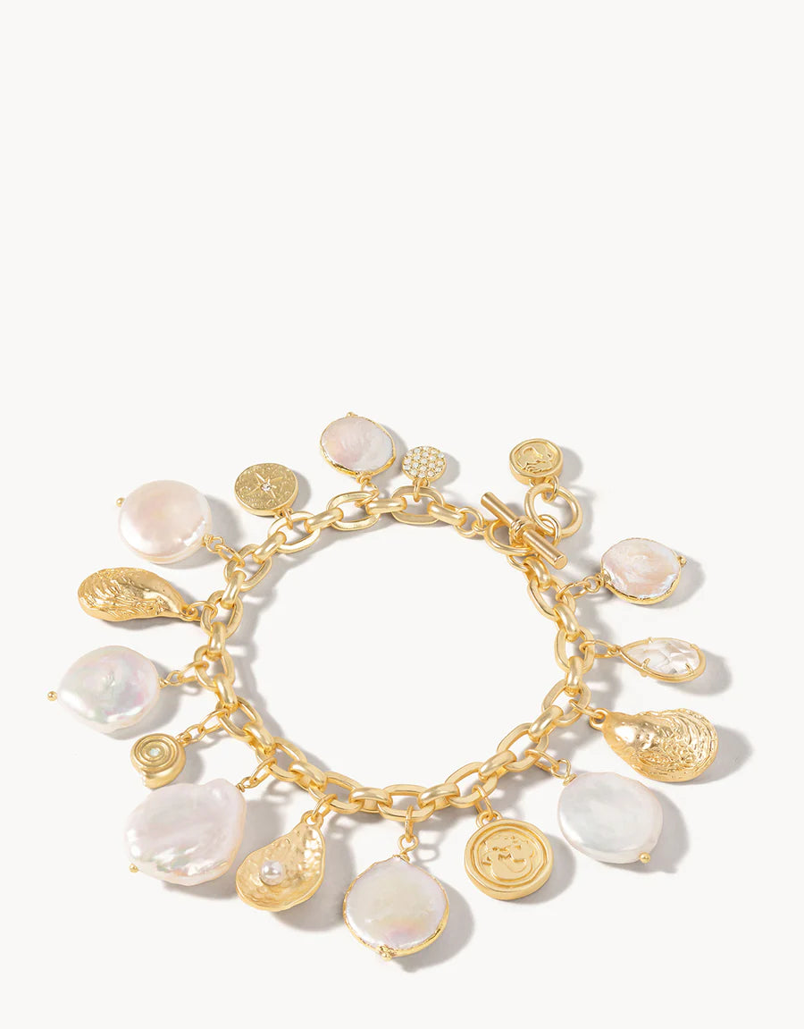 Pearl Charm Toggle Bracelet Pearl