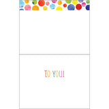 Birthday Card - Watercolor Birthday Dots