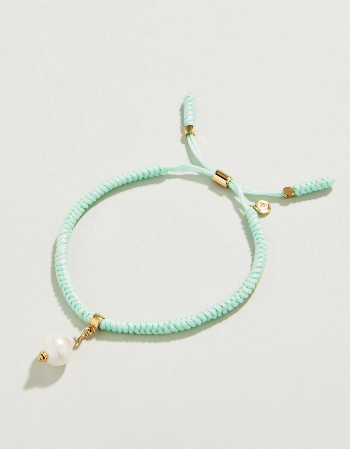 Friendship Bracelet Seafoam/Pearl