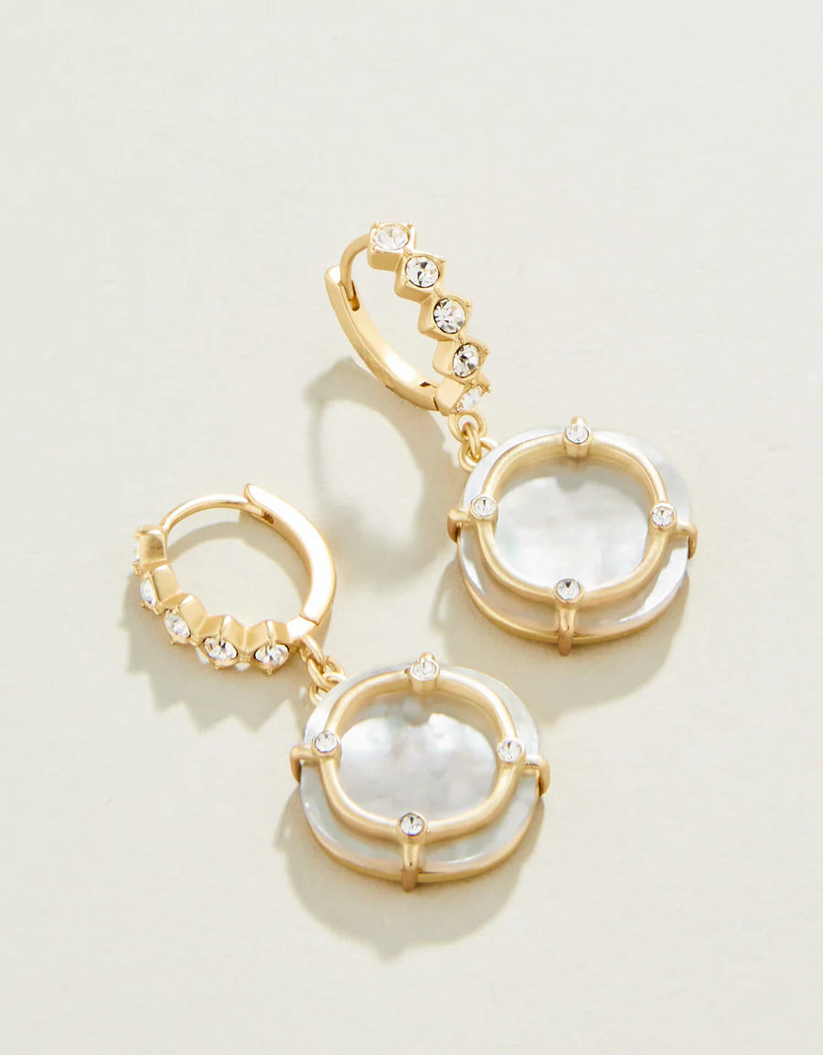 Orla Round Drop Earrings