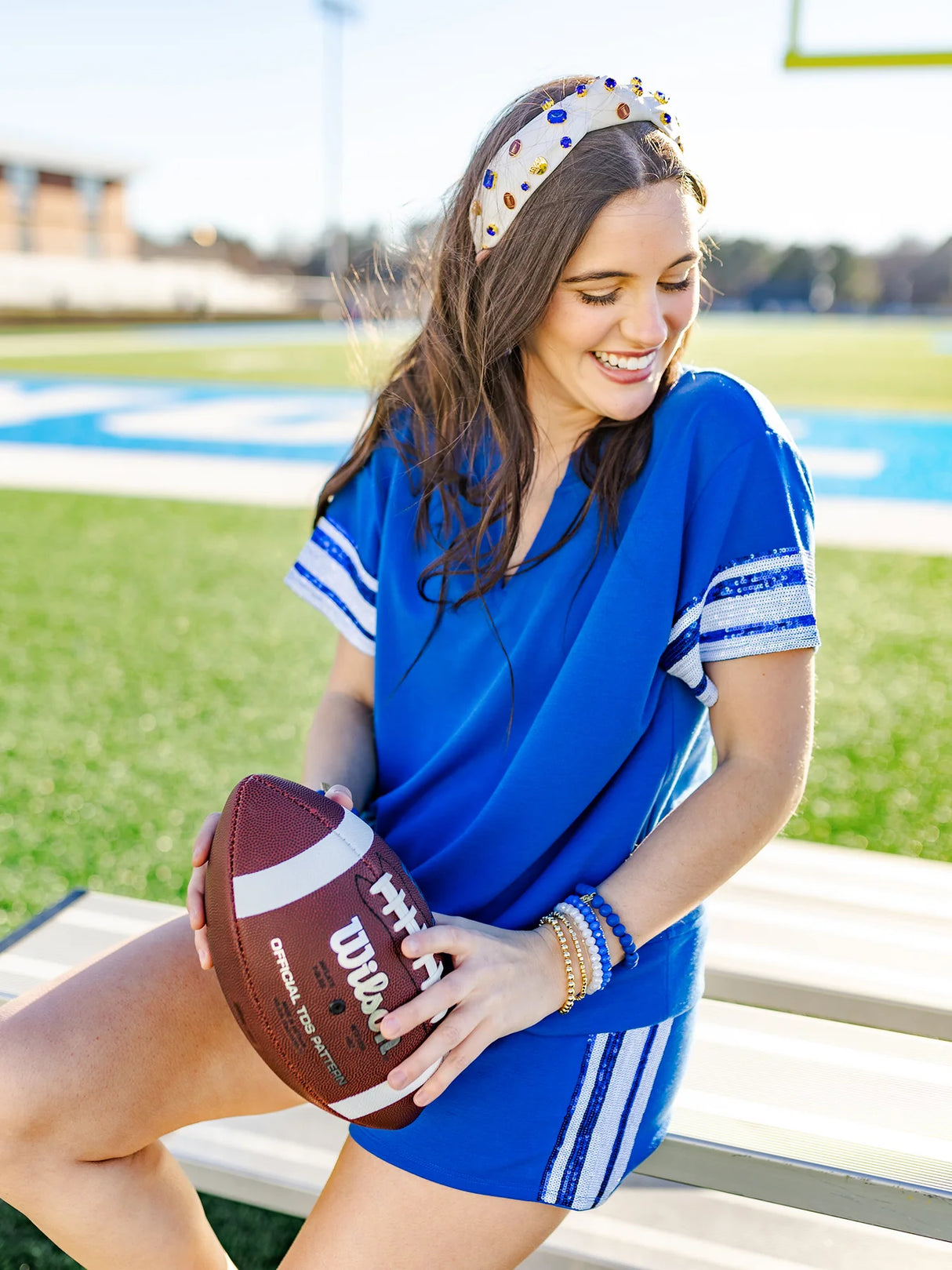 Lauren Game Day Set | Blue + White