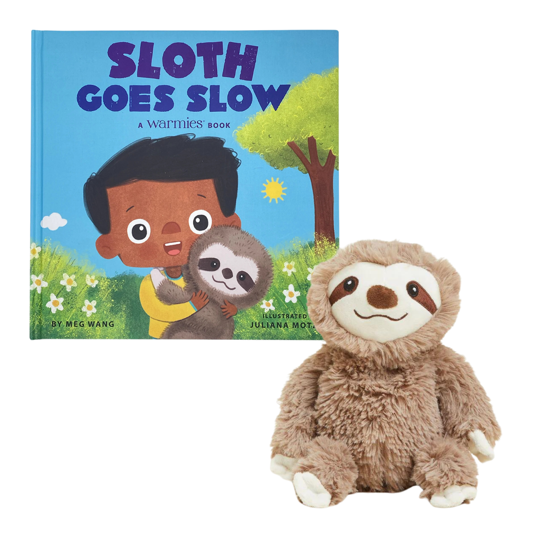 Sloth Warmies Junior & Sloth Goes Slow Book