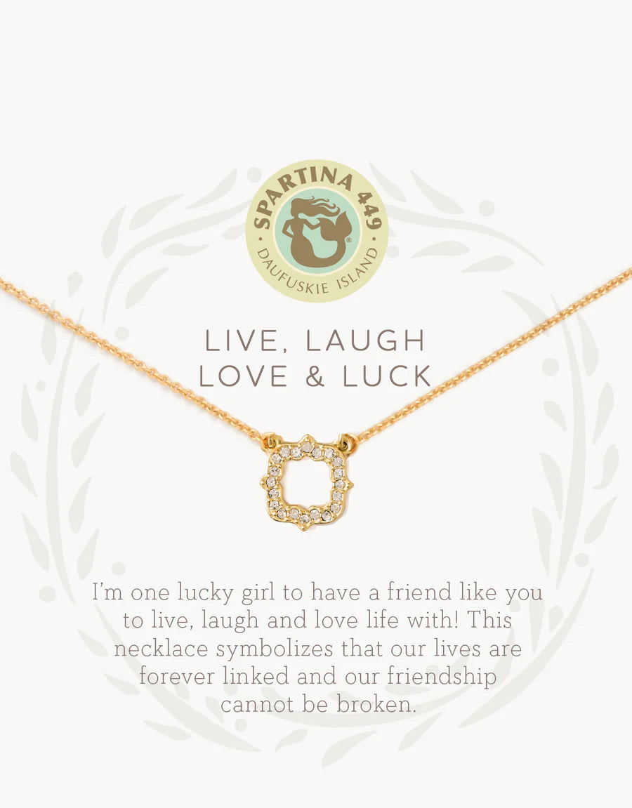 Sea La Vie Necklace Luck/Quatrefoil