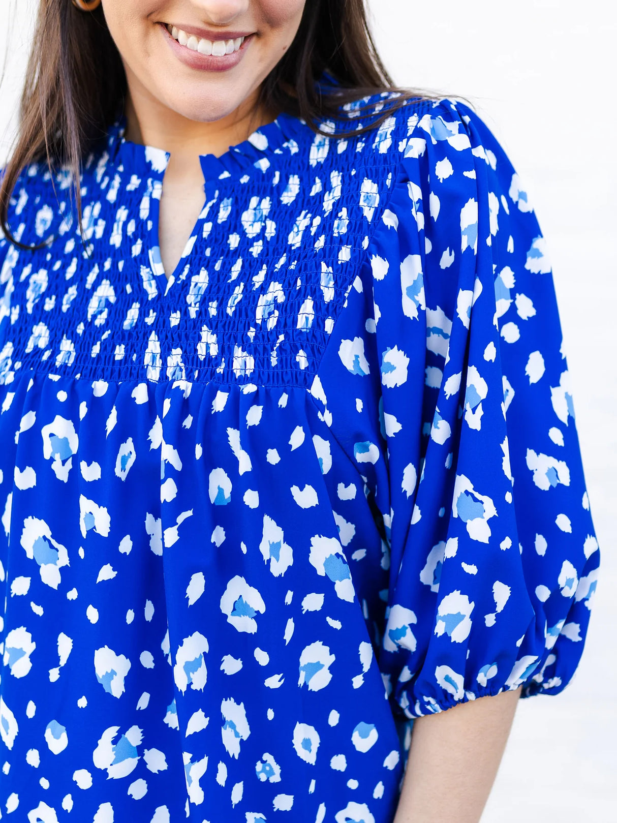 Amelia Dress | Party Animal Blue + White