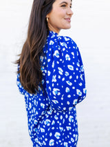 Amelia Dress | Party Animal Blue + White