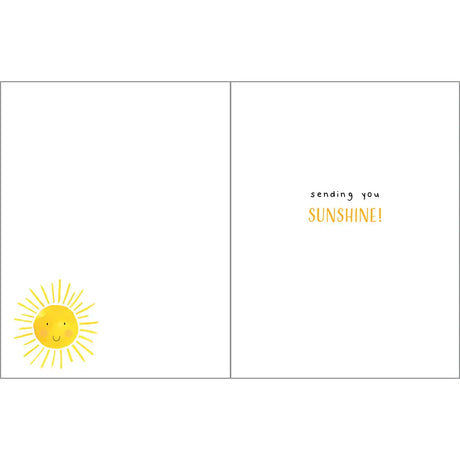 Thinking of You Greeting Card - Smiling Sun