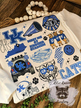 Kentucky Football Collage Sweatshirt