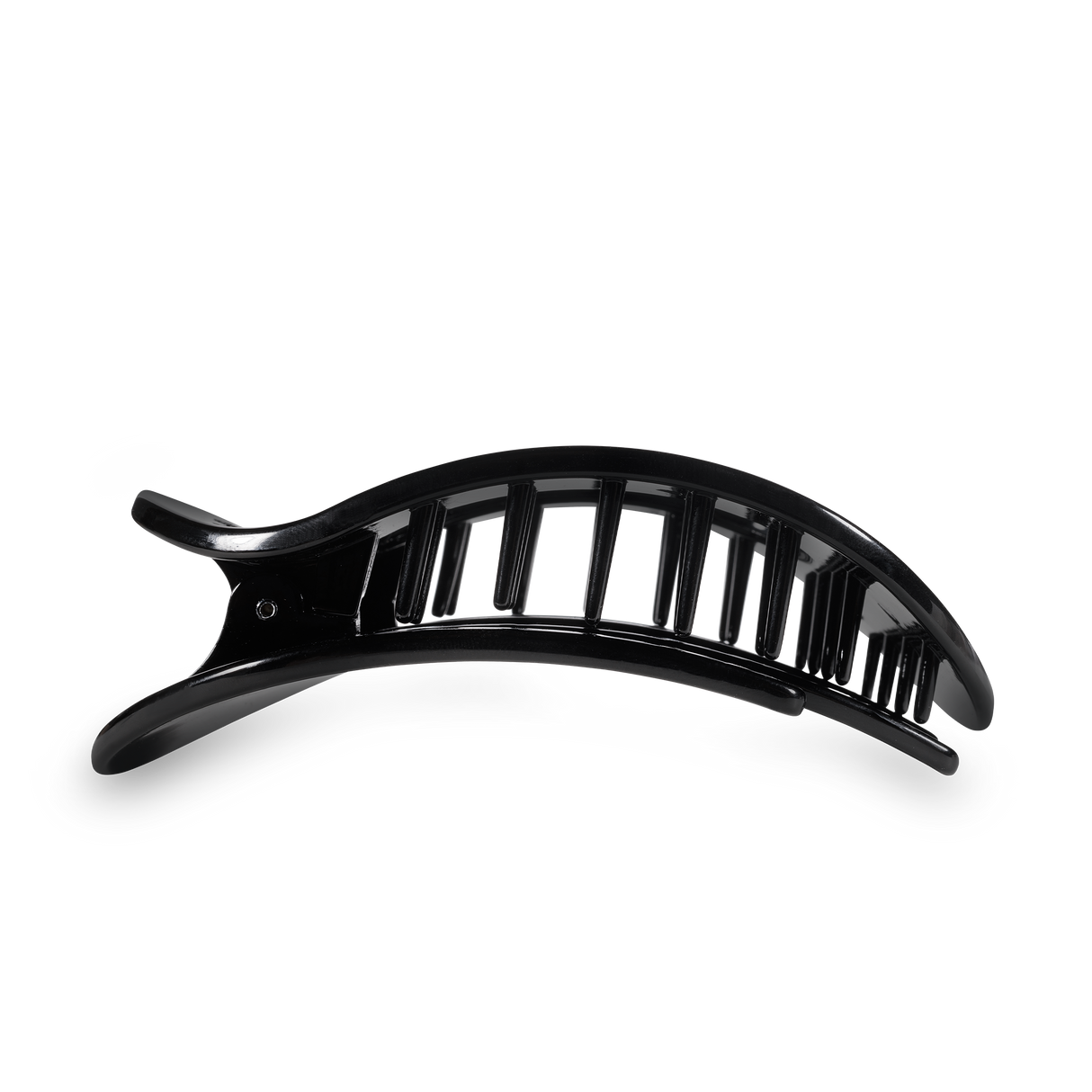 Jet Black Large Flat Round Clip