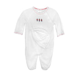 Holiday Embroidered Knit Convertible Bag