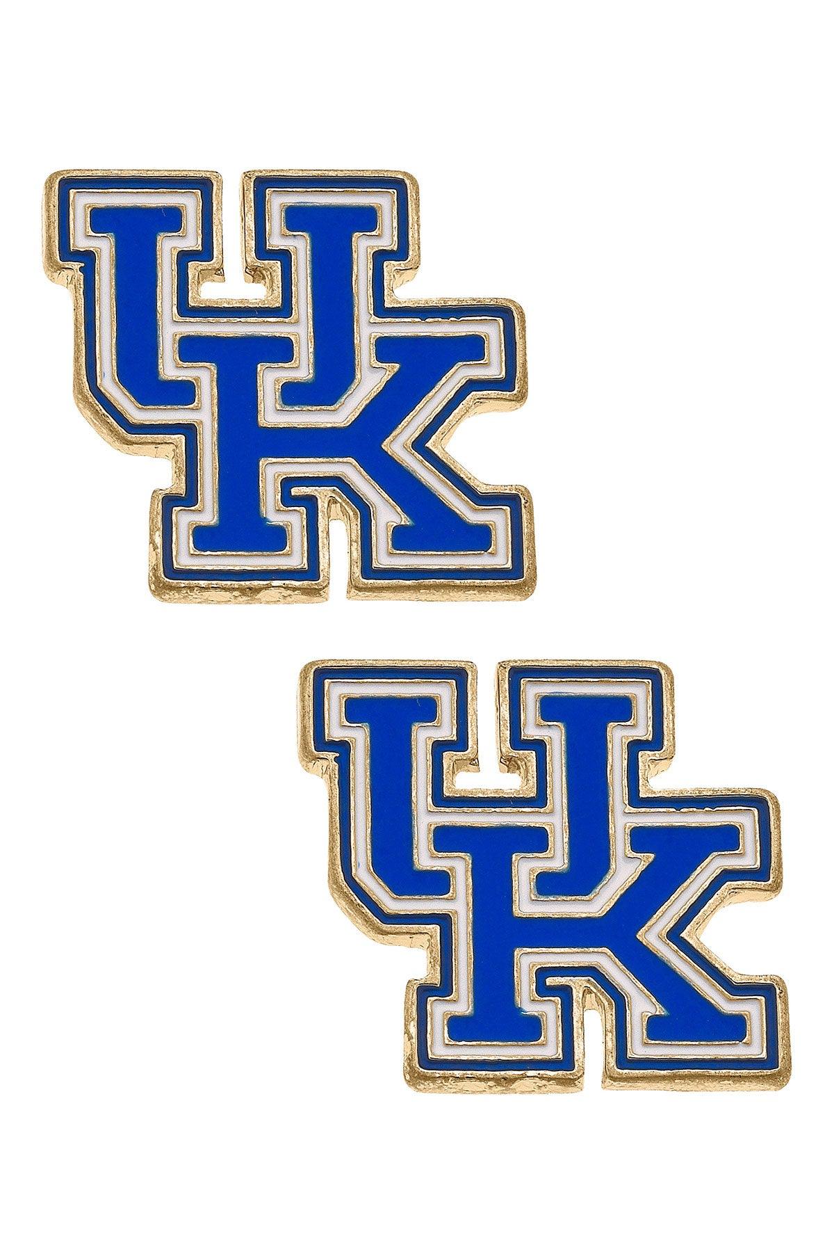 Kentucky Wildcats Enamel Stud Earrings