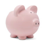 Pink Big Ear Pig- Glazed Ceramic Piggy Bank