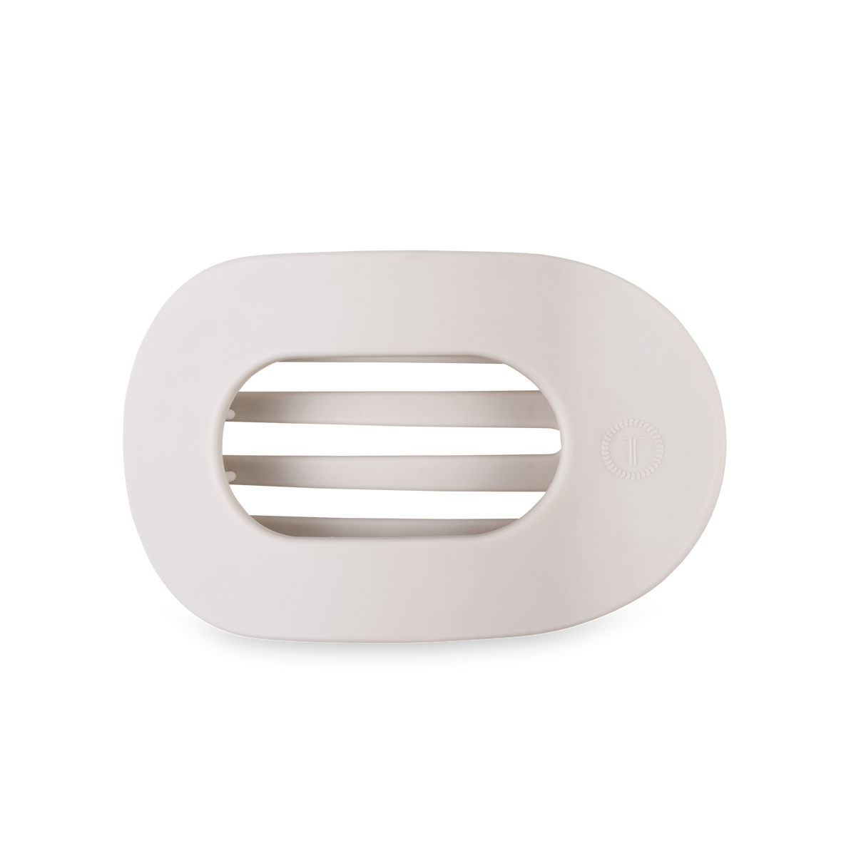 Toasted Medium Flat Round Hair Clip