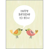 Birthday Greeting Card - Two Birds