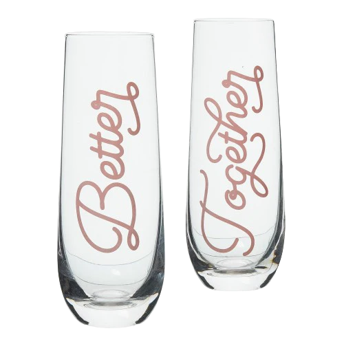 Better/Together Champagne Glasses Set of 2