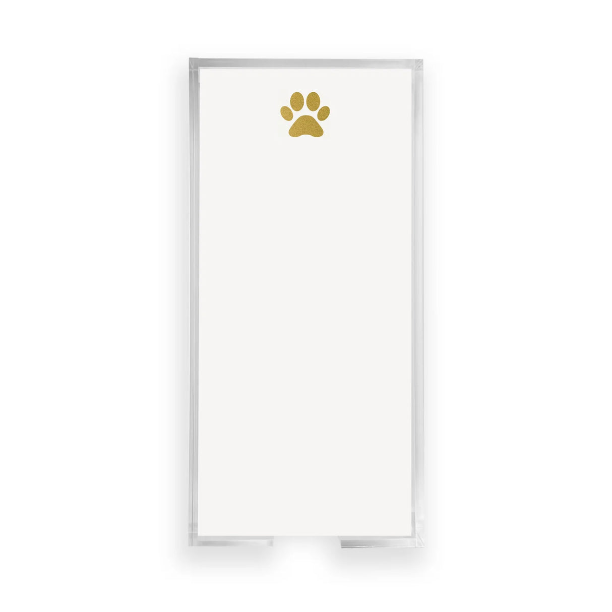 Gold Foil Paw Notepad