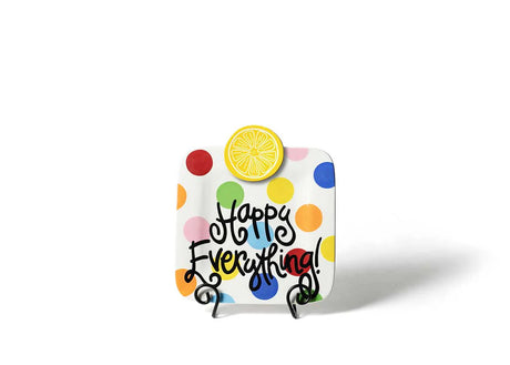 Bright Dot Mini Happy Everything! Square Platter