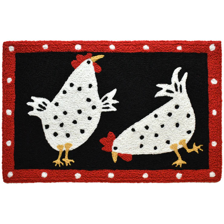 Cluck, Cluck Chicks 20" X 30" Jellybean Rug