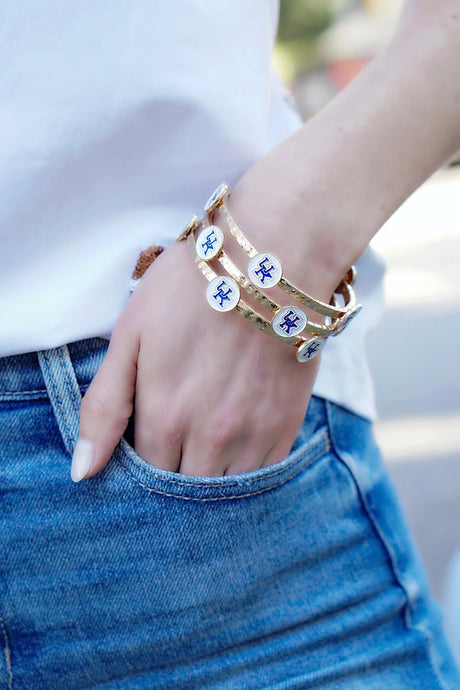 Kentucky Wildcats Enamel Claudia Bangle